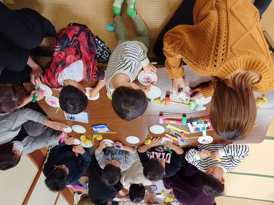 みんなで楽しく作りました。